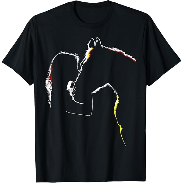 Amazon.com: Horse Silhouette Tee Shirt - Horse Related Gifts T